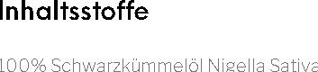 Valeurs nutritives et ingrédients Tasnim Huile de cumin noir - 500ml (1 pièce(s))