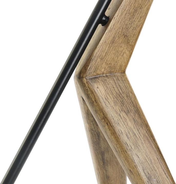 Actual product image DKD Home Decor Desk lamp Black Metal Brown White Oak 220 V 50 W 35 x 35 x 54 cm
