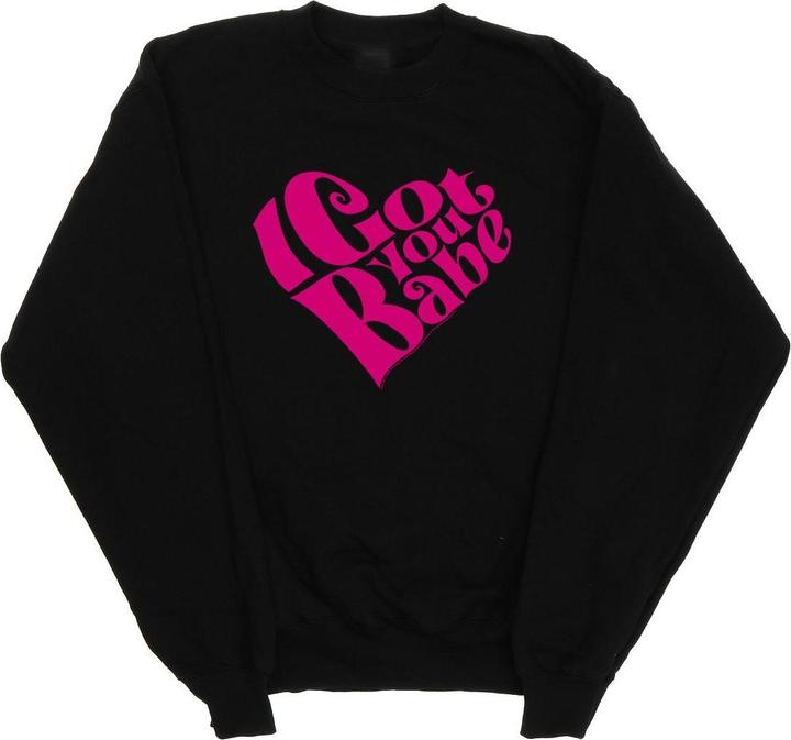 Actual product image Sonny & Cher Womens/Ladies I Got You Babe Sweatshirt (L)