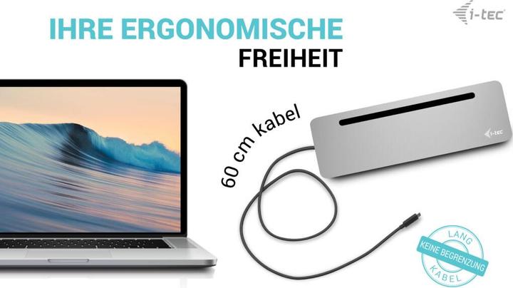Actual product image i-tec USB-C Hub (USB-C, 8 Ports)