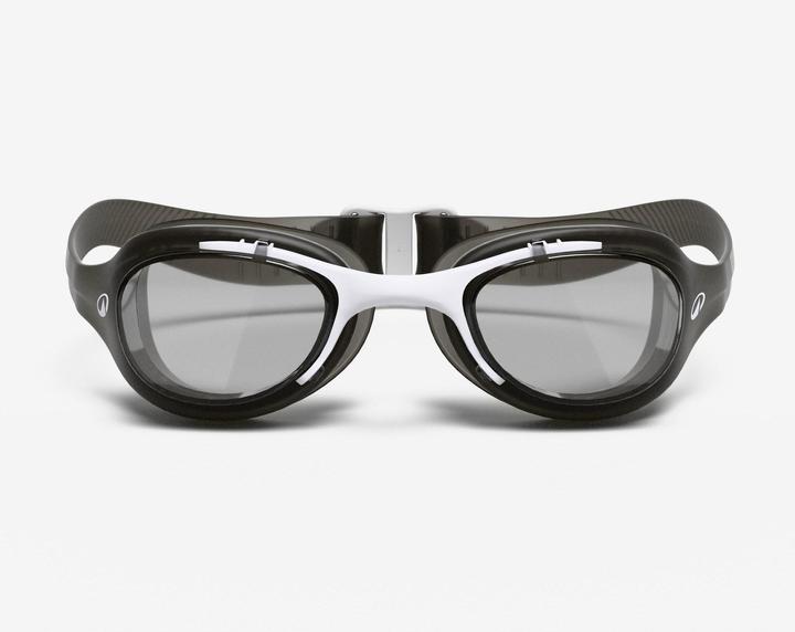 Produktbild Nabaiji Schwimmbrille getönt Grösse L - XBase schwarz/weiss Gläser blau (One Size)