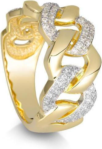 Image du produit Breuning BAGUE - BRILLE. 0,462 Ct. H/si (56, Or 585/14 K)