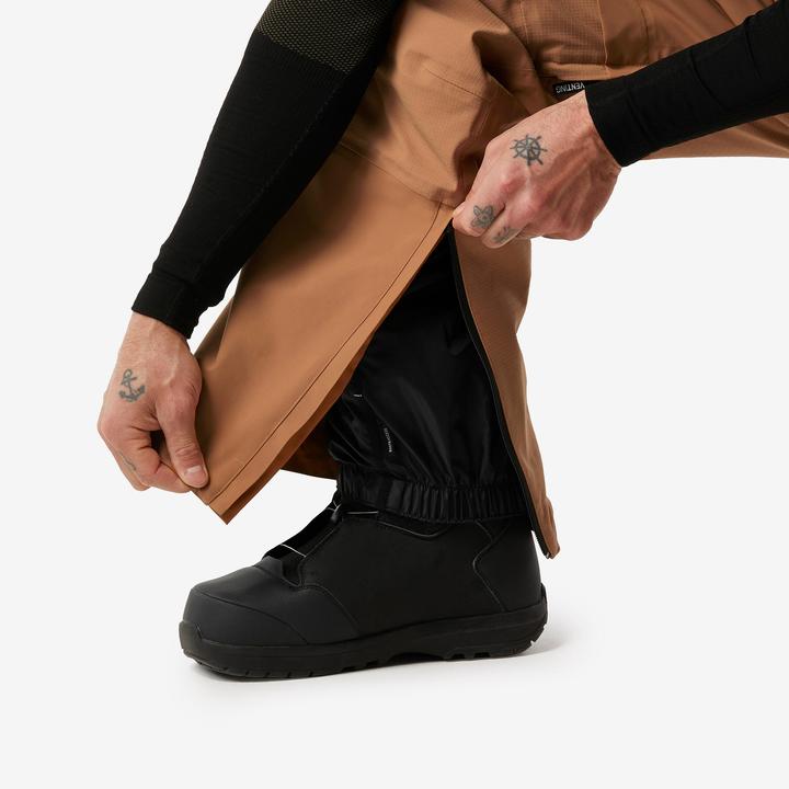 Actual product image Dreamscape Snowboard trousers Ski trousers adults - SNB 500 camel (XXL)
