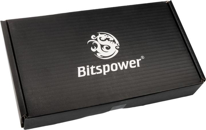 Actual product image Bitspower Mosfet cooler for ASUS ROG Dominus Extreme DRGB Nickel - Acrylic