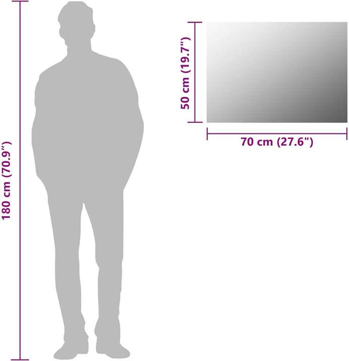 Actual product image VidaXL Piera (70 x 50 cm)