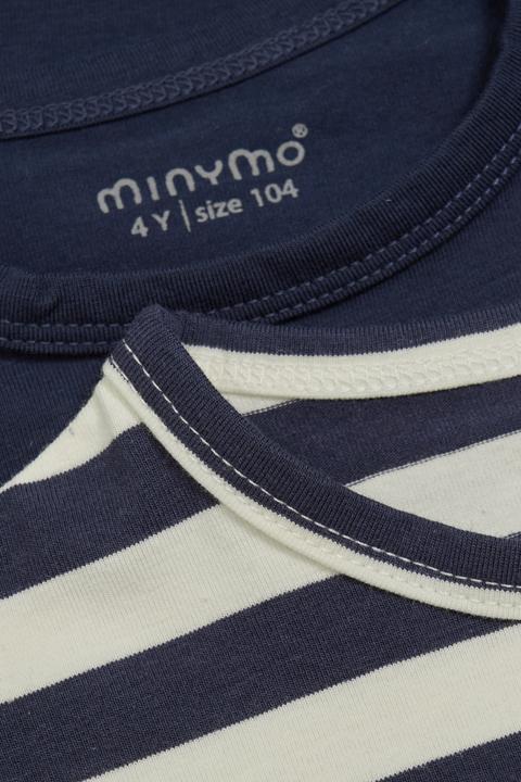 Actual product image Minymo Kid's Basic 32 -T-Shirt S/S (2-pack) (128)