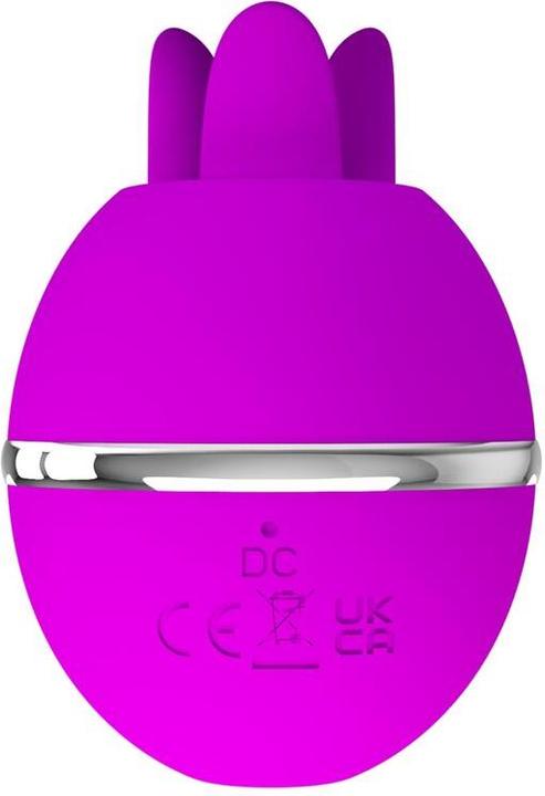 Actual product image Pretty Love Gemini Ball Purple. Round Silicone Vibrator