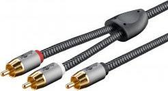 Produktbild Goobay Cinch Y-Kabel, 10 m, Sharkskin Grey (10 m, Cinch)