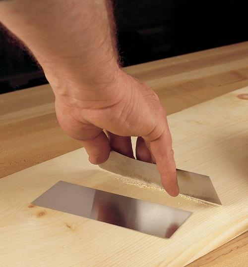 Actual product image Bahco Scraper with plastic edge protection, 150 mm × 0.6 mm (Replacement blade)