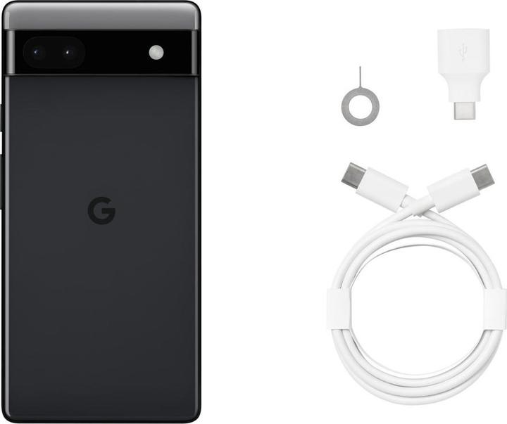 Actual product image Google Pixel 6a (128 GB, Charcoal, 6.10", SIM + eSIM, 12.20 Mpx, 5G)