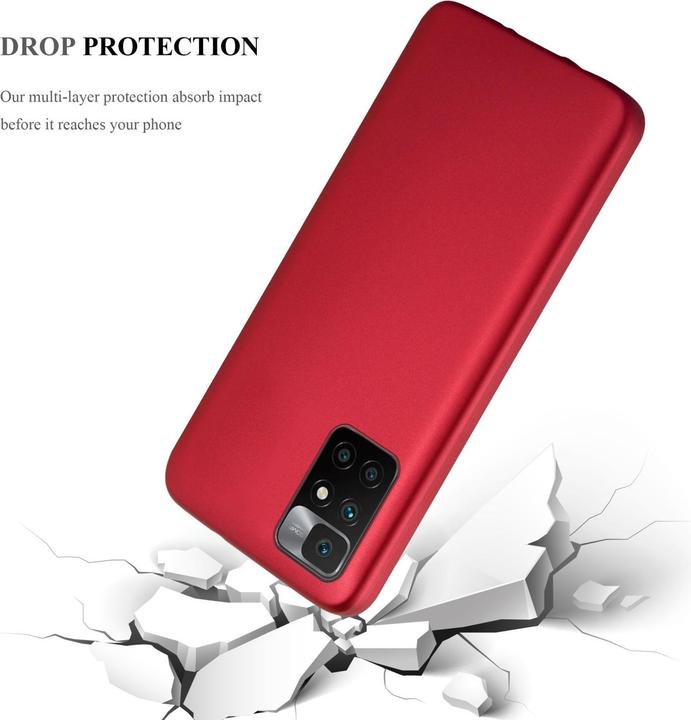 Immagine prodotto Cadorabo Manicotto metallico opaco in TPU (Xiaomi Redmi 10, Xiaomi Redmi Note 11)