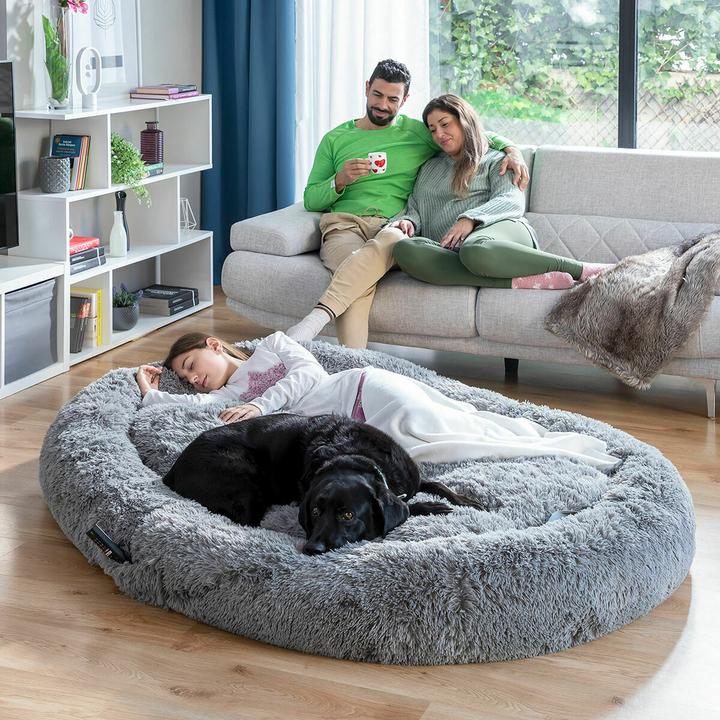 Actual product image InnovaGoods Dog bed for humans | Human Dog Bed XXL Grey