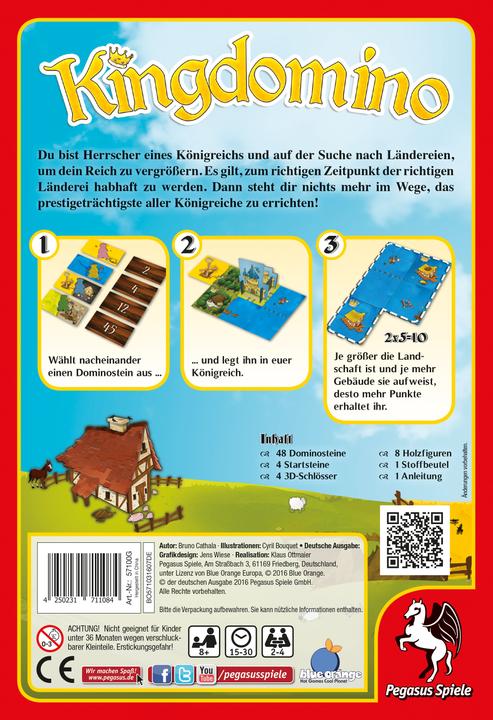 Produktbild Pegasus Kingdomino (Deutsch)