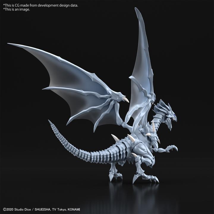 Actual product image Bandai YU-GI-OH - Figure-Rise Standard Amp. Blue-Eyes White Dragon -Model Kit