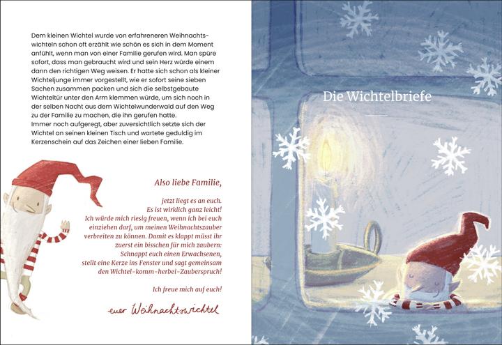 Actual product image Die magische Wichteltür. Ein geheimnisvoller Gast zur Weihnachtszeit (German, Lena Weddeling, 2024)