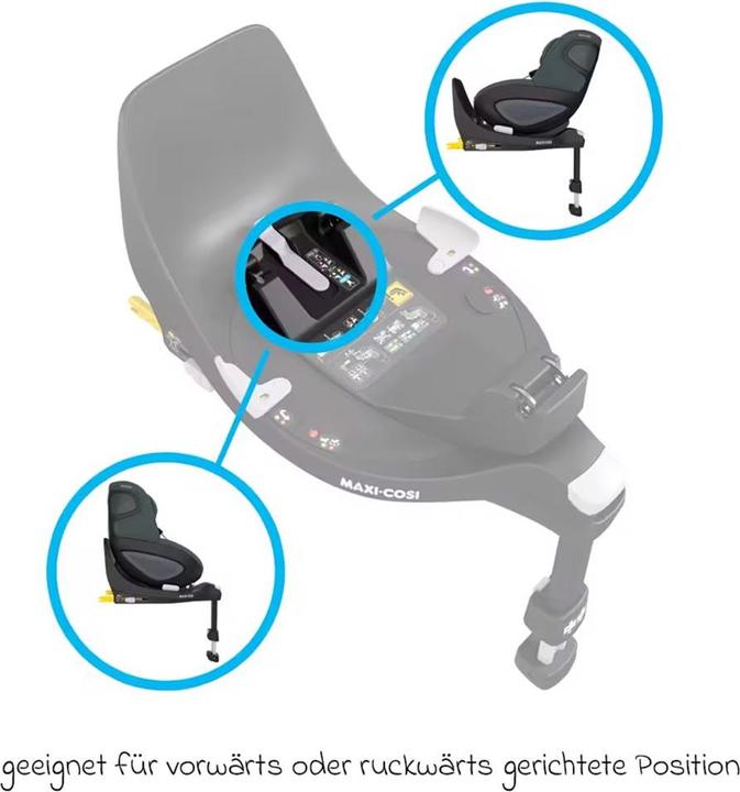 Produktbild Maxi-Cosi Reboarder Reboarder-Kindersitz Pearl 360 drehbar ab (Reboarder, ECE R129/i-Size Norm)