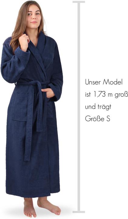Produktbild Normani Bademantel aus 100 % Baumwolle Lola (M)