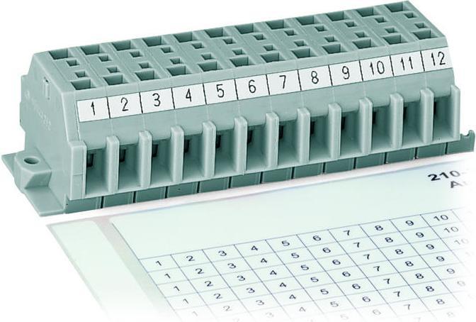 Wago 210-333 ÉTIQUETTES LASER 6X182MM DIN A4 BO