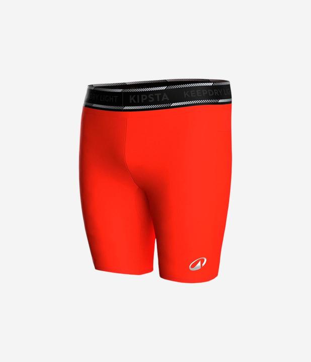 Actual product image Kipsta Damen/Herren Fussball Funktionsshorts - Keepdry Light orange (L)