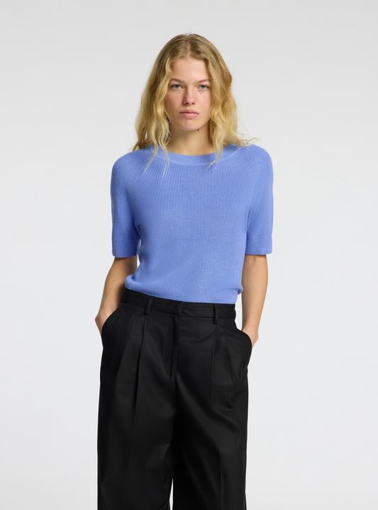 Image du produit Selected Femme Slfelinna New Ss Knit Top Noos (M)