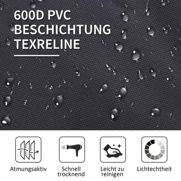 Image du produit Swisshandel24 Feldbett Faltbar Campingbett, 190x68x52 cm, Schwarz