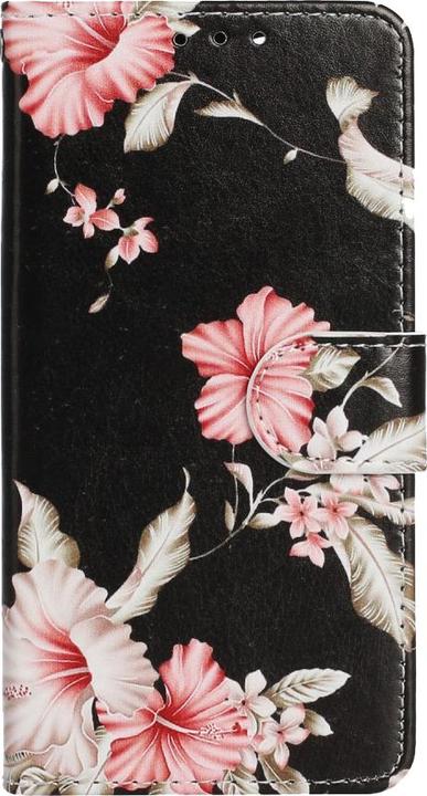 Actual product image Ueli Express iPhone 13 Mini Book Case Case with Card Holder Retro Flowers (Apple iPhone 13 mini)