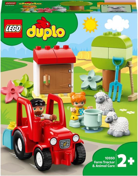 Actual product image LEGO Tractor and animal care (10950)