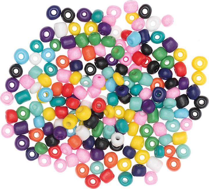 Produktbild Rico Keramikperlen natur multicolor ca. 5 mm, 30 g