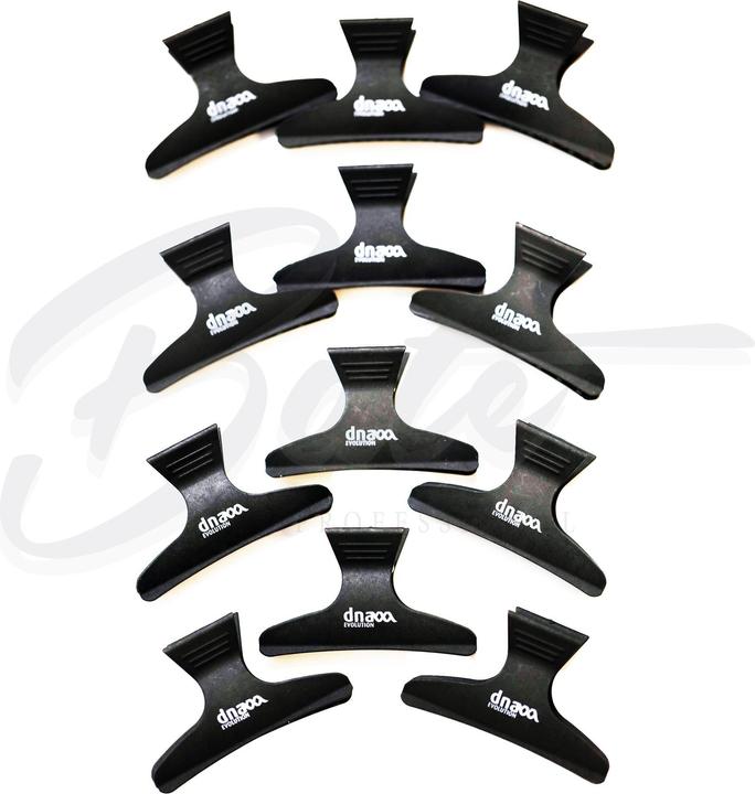 Produktbild DNA Footwear Haarklammern (Schwarz) L 82mm Art:13008 (12 Stk.)