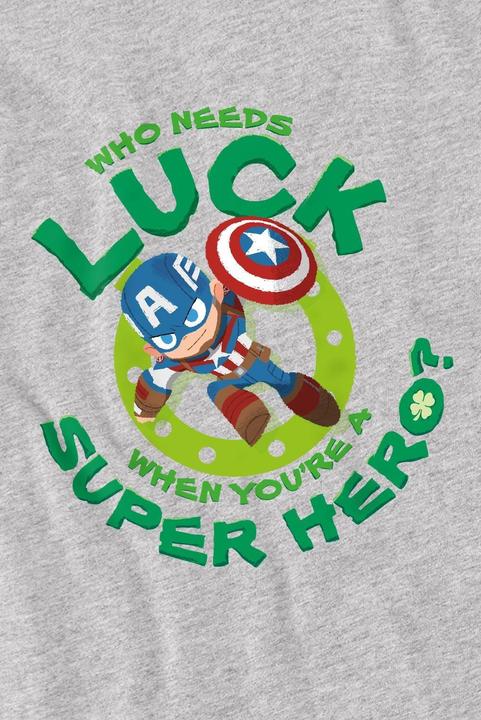 Immagine prodotto Captain America St Patrick's Day Lucky Maglietta Giorno di San Patrizio Supereroe Bambini (116)