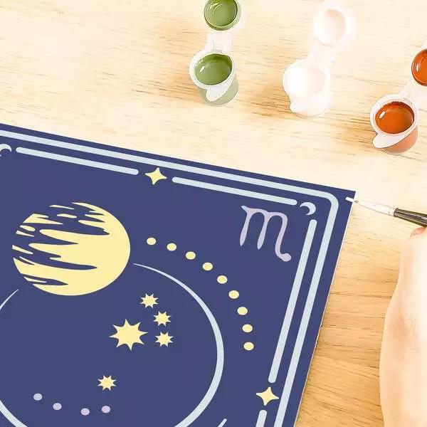 Actual product image Ravensburger CreArt - Painting by numbers 23740 - Scorpio - from 14 years