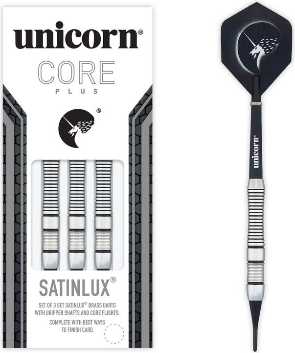 Image du produit Unicorn Core+ Satinlux fléchettes souples 1 jeu (18 g)