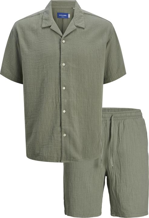 Actual product image Jack & Jones Hemd JOREASTER PATRAS Kurzarmhemd/Shorts SET (XL)