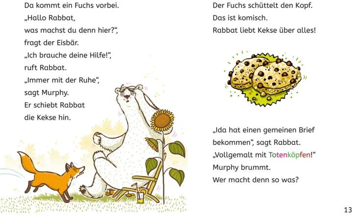 Actual product image Die Schule der magischen Tiere ermittelt 1: Der grüne Glibber-Brief (Zum Lesenlernen) (German, Nina Dulleck, Margit Auer, 2020)