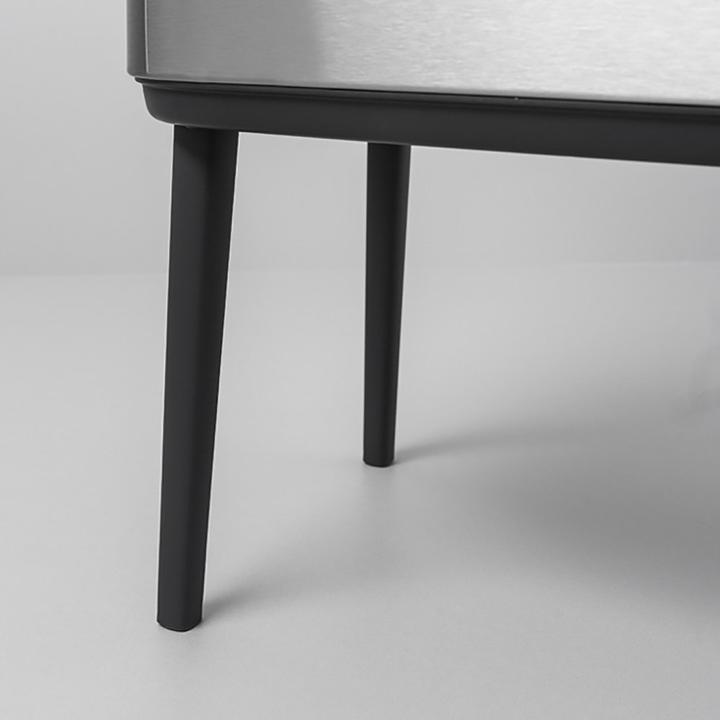 Actual product image Brabantia Waste bin for separation with button, silver (31 62 27) (34 l)