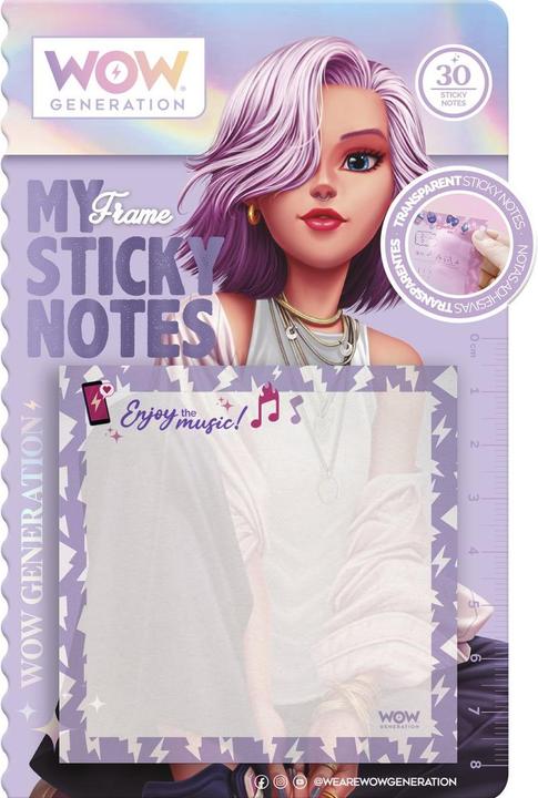 Actual product image Magni WOW GENERATION sticky notes transparent