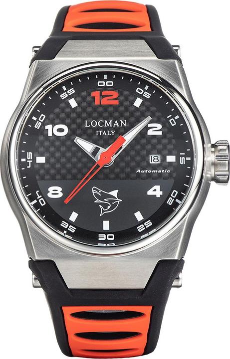 Image du produit Locman Italy Montre Mare rouge/noire automatique Ref. 0556 (Montre analogique, 44 mm)