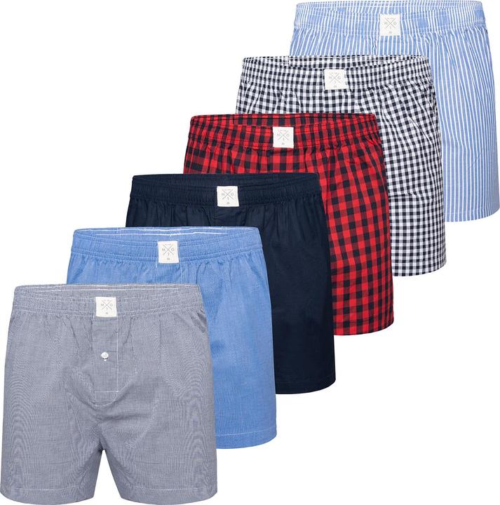Actual product image Mg-1 Woven Boxer Shorts Casual Loose Fit - 7039 (M, pack of 6)