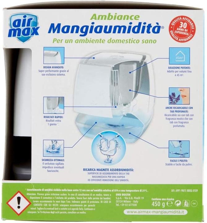 Image du produit UHU Airmax Ambiance Kit + Tab Magnet Moisture Eater 450g