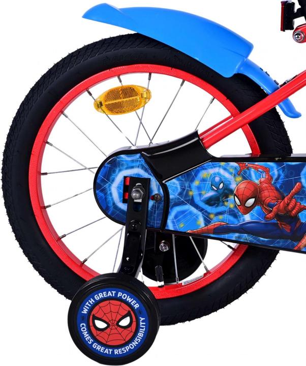 Image du produit Spiderman Vélo enfant Disney Stitch 16 pouces rouge - Sécurité, confort et plaisir réunis!