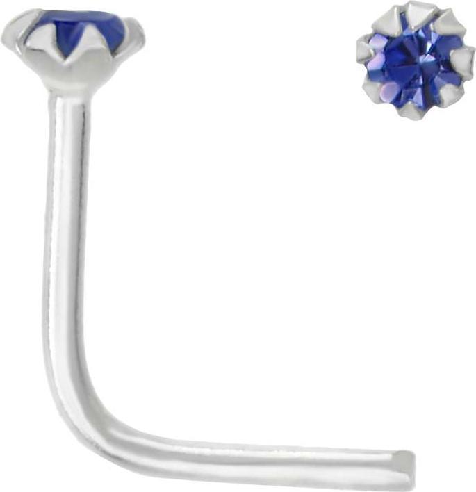 Produktbild Bijouteria Nasenpiercing (Kristall, Silber 925)
