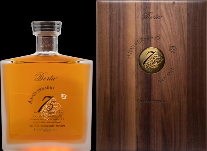 Immagine prodotto Berta Grappa Riserva Anniversario 75 Anni (1 x 150 cl)