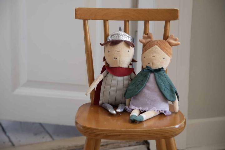 Produktbild Sebra Stoff-Puppe, Flora