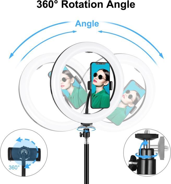 Actual product image Puluz PKT3035 Selfie Video Light 26cm (Ring light)