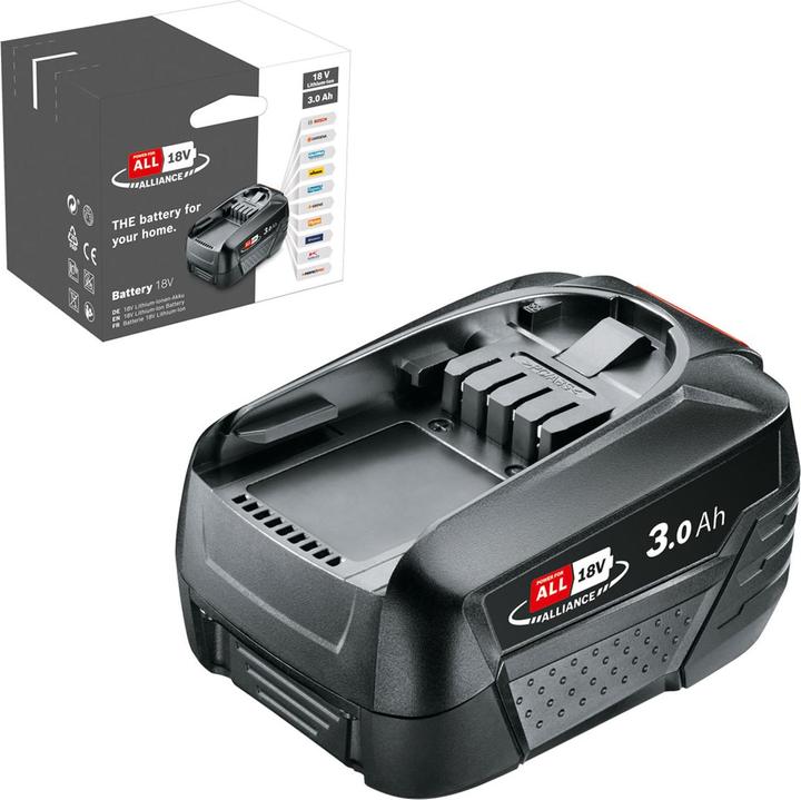 Productafbeelding Bosch Home & Garden Power For All 18V vervangingsaccu 3,0 Ah (18 V)