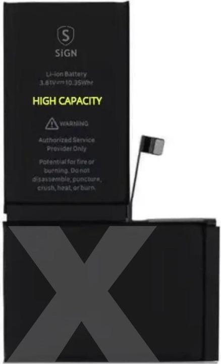 Productafbeelding SIGN iPhone X Hoge Capaciteit Batterij - 3000mAh