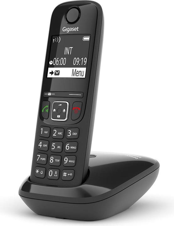 Actual product image Gigaset AS690 - 1 handset - Zwart - Handsfree bark - huistelefoon - inclusief oproepblokering