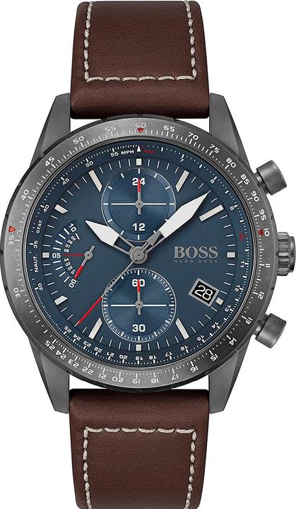 Actual product image Hugo Boss Pilot Chrono (Chronograph, 44 mm)