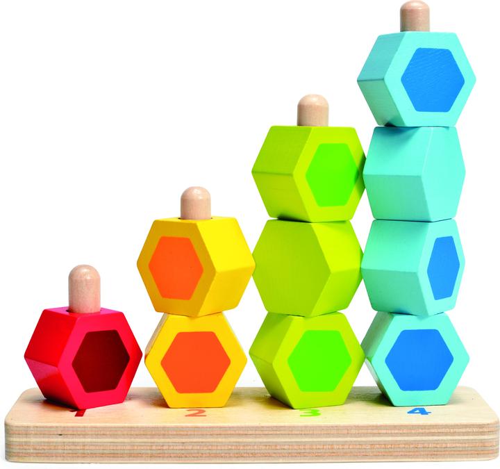 Actual product image Hape Counting and plugging game
