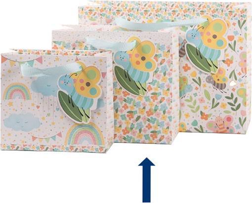 Produktbild Artebene Geschenksack Schmetterlinge Blümchen und Wolken (Geschenktüte)